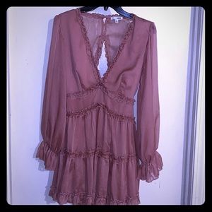 Juliet Flare Ruffle Mini Dress